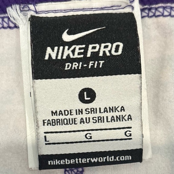 Nike Pro Dri Fit Hyperwarm 8 Bit Geometric Women’s Legging Sz L Rn#56323 - Picture 6 of 7